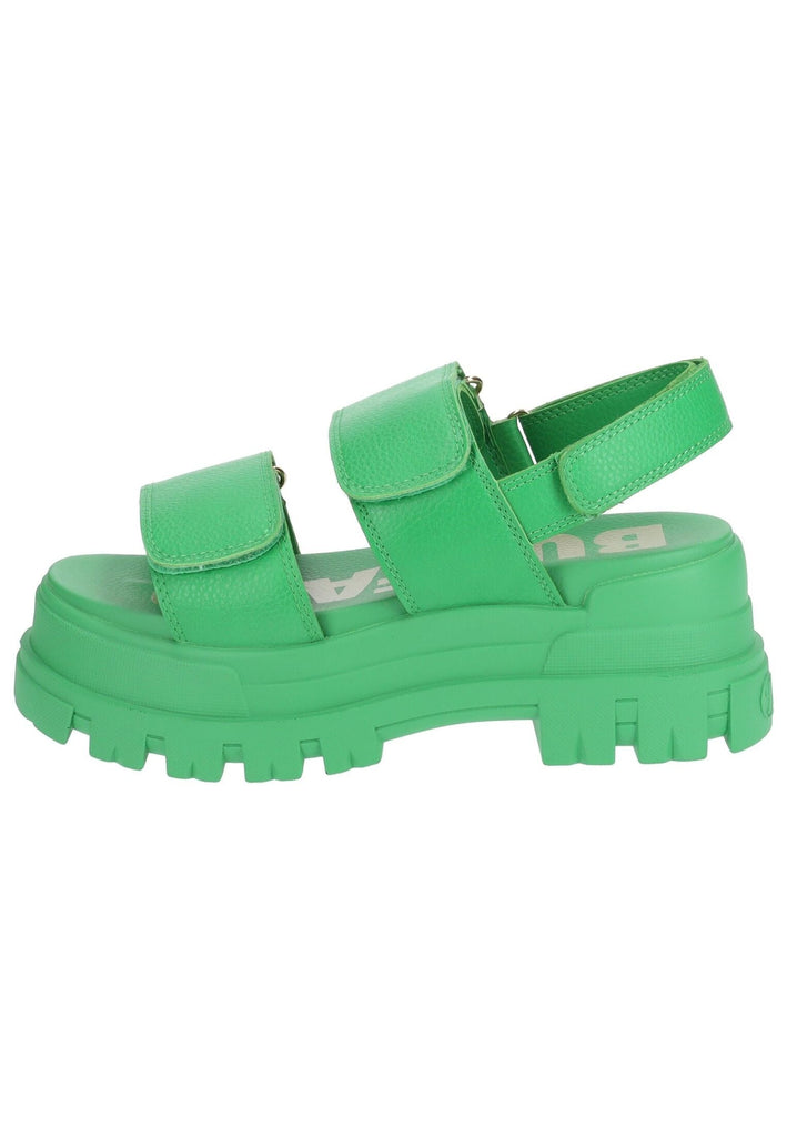 Buffalo Sandalen Lederimitat Grün
