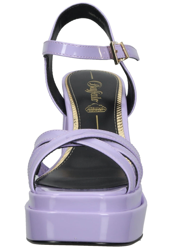 Buffalo Sandalen Lederimitat Lavendel