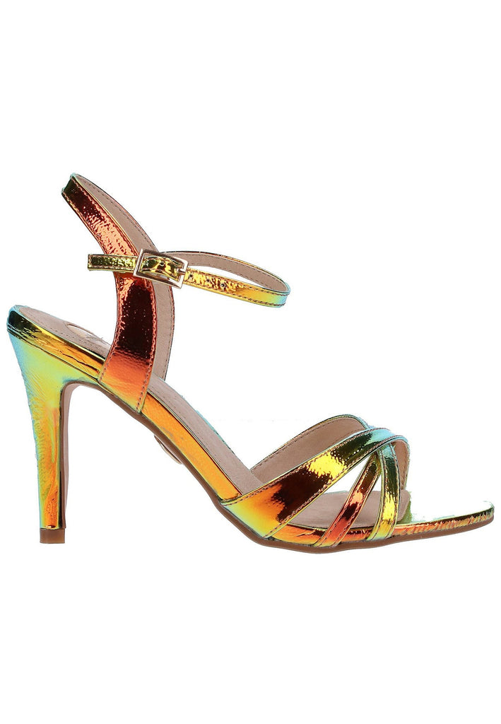 Buffalo Sandalen Lederimitat Mehrfarbig