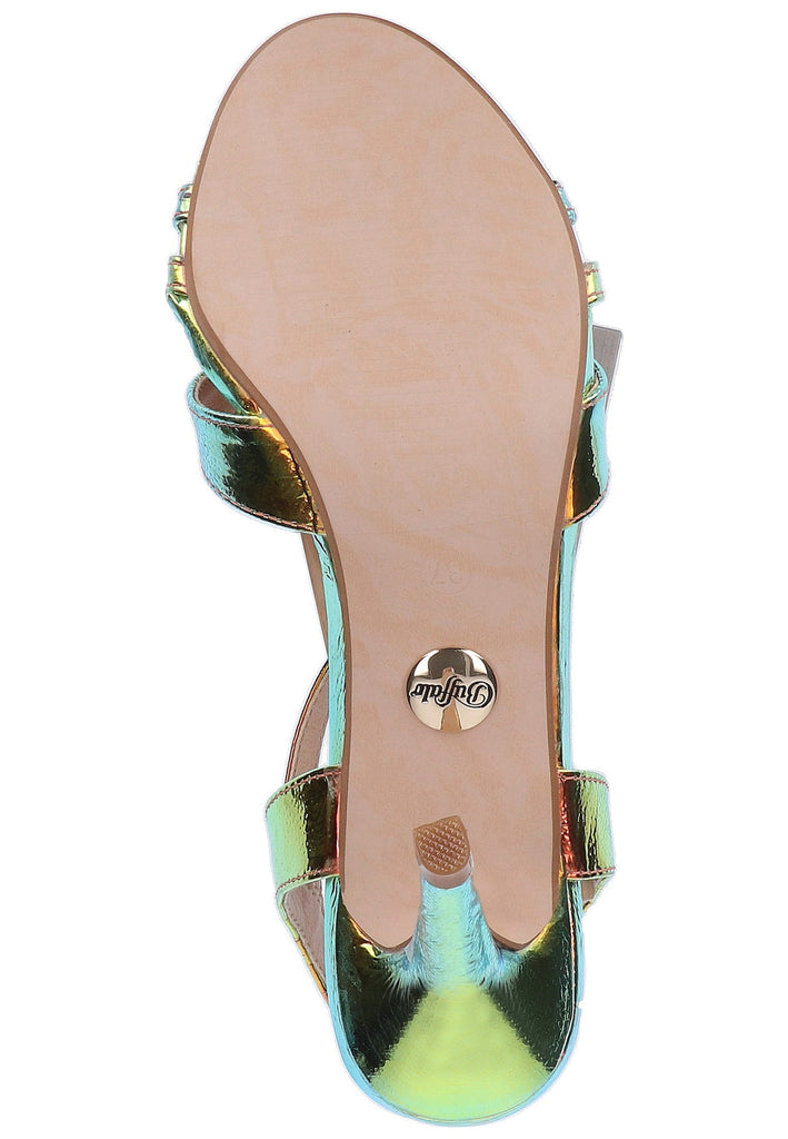 Buffalo Sandalen Lederimitat Mehrfarbig