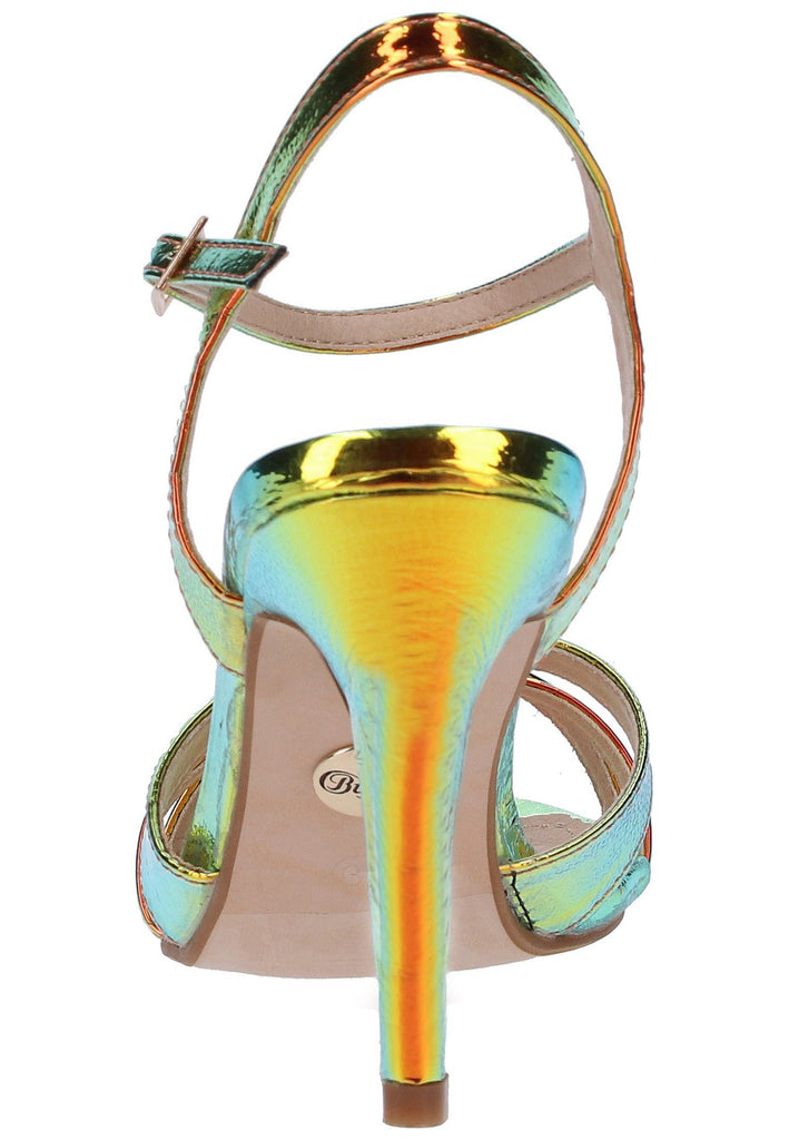 Buffalo Sandalen Lederimitat Mehrfarbig