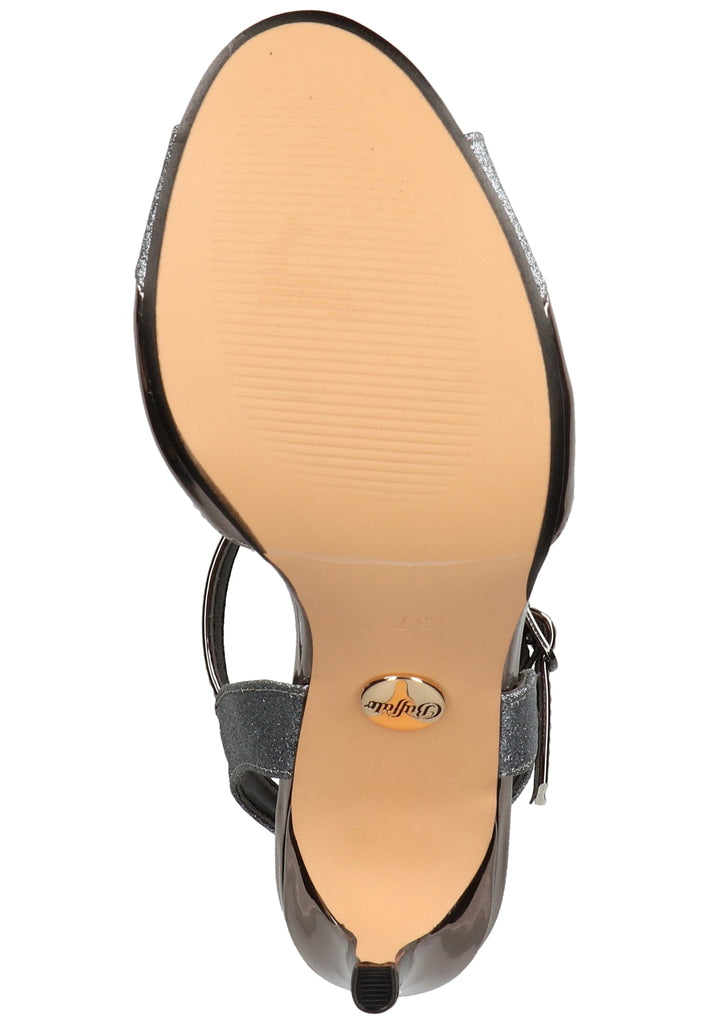 Buffalo Sandalen Lederimitat Pewter