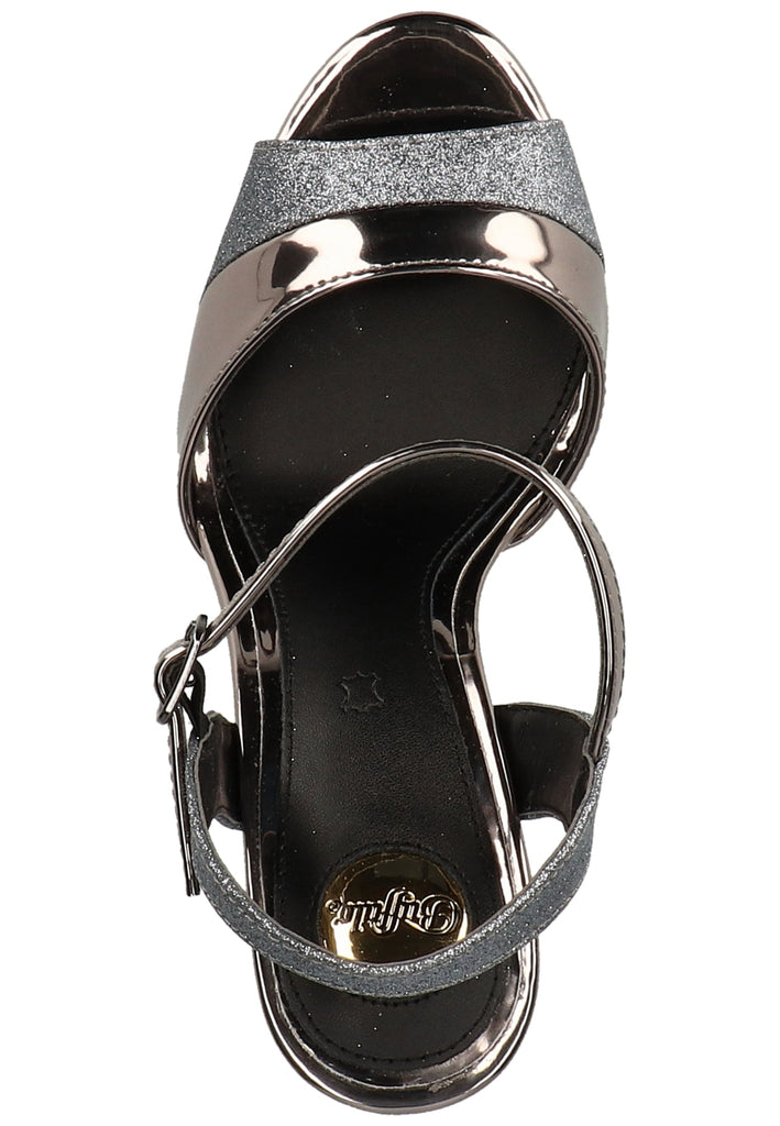 Buffalo Sandalen Lederimitat Pewter