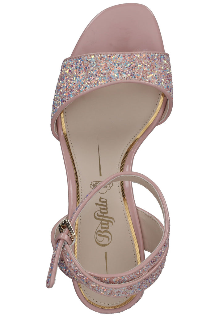 Buffalo Sandalen Lederimitat Pink