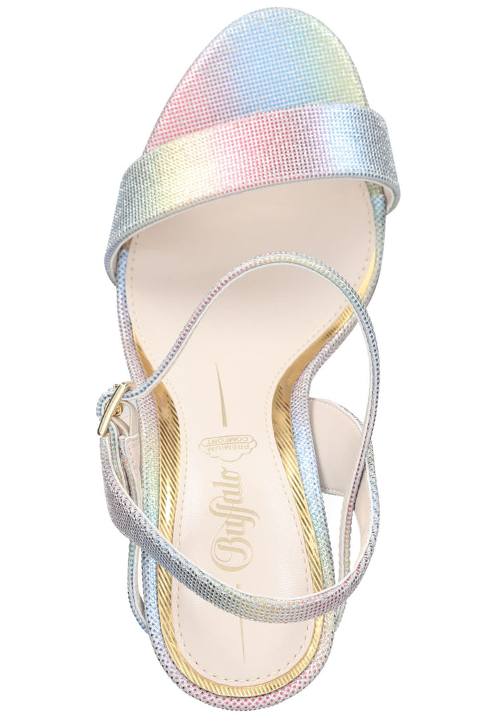 Buffalo Sandalen Lederimitat Rainbow