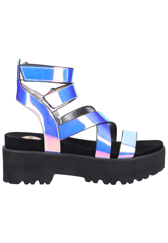 Buffalo Sandalen Lederimitat Rainbow