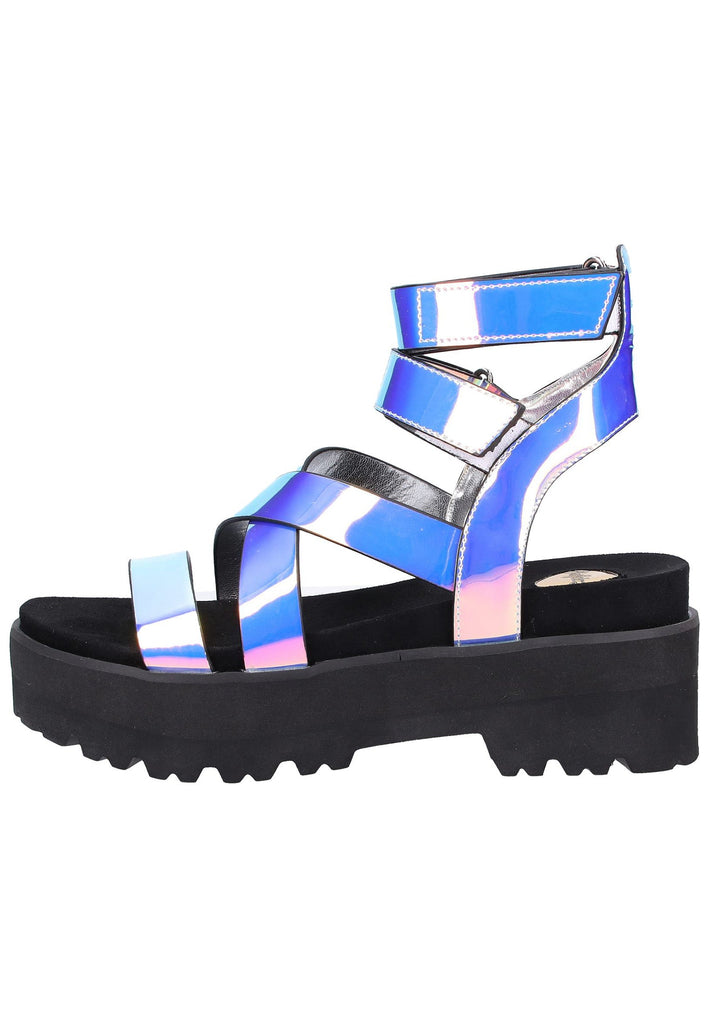 Buffalo Sandalen Lederimitat Rainbow