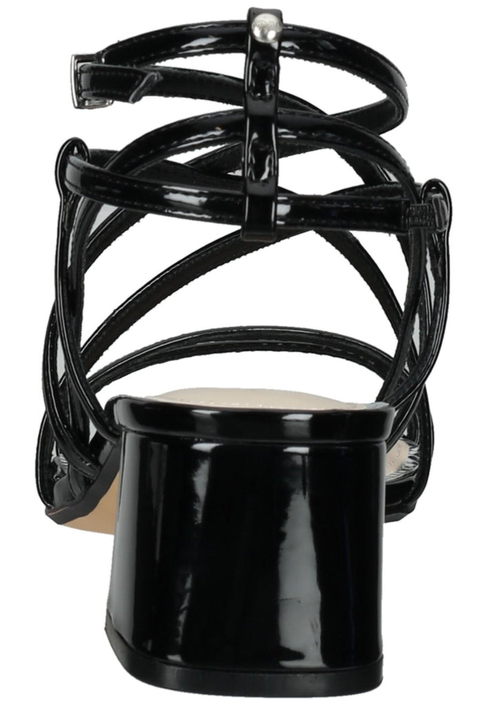 Buffalo Sandalen Lederimitat Schwarz