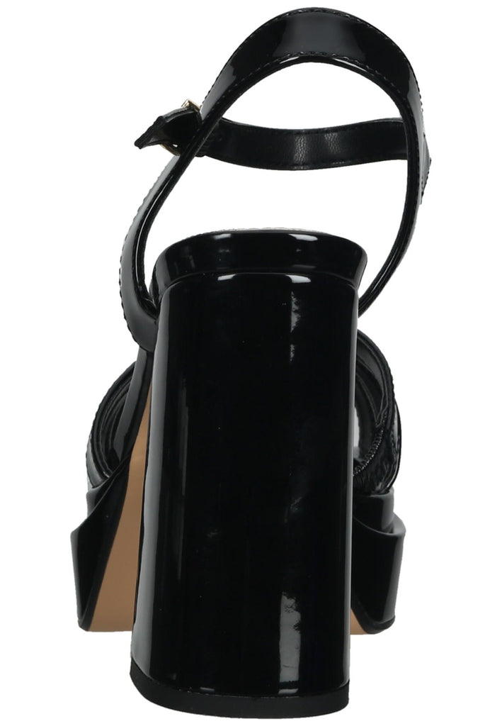 Buffalo Sandalen Lederimitat Schwarz