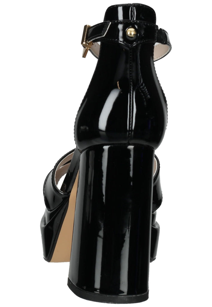 Buffalo Sandalen Lederimitat Schwarz