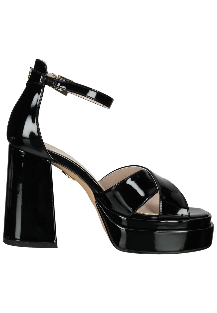 Buffalo Sandalen Lederimitat Schwarz