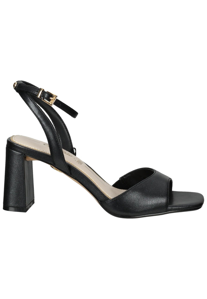 Buffalo Sandalen Lederimitat Schwarz