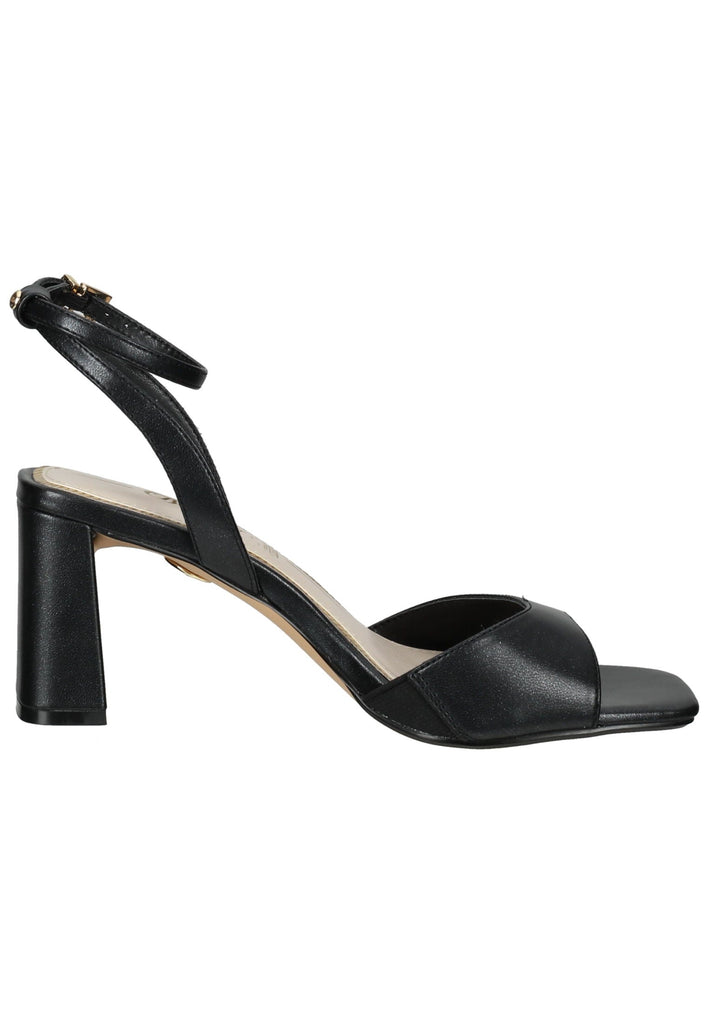 Buffalo Sandalen Lederimitat Schwarz