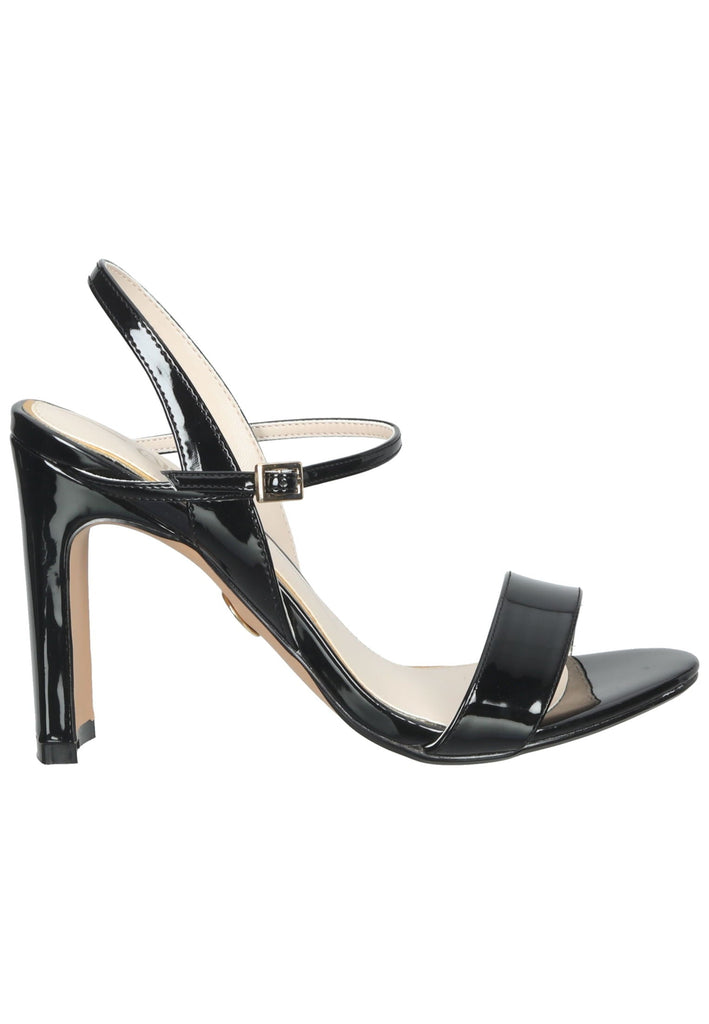 Buffalo Sandalen Lederimitat Schwarz