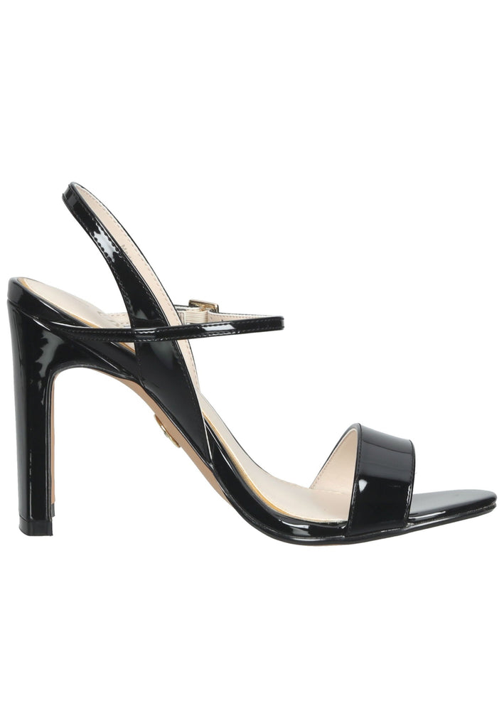 Buffalo Sandalen Lederimitat Schwarz