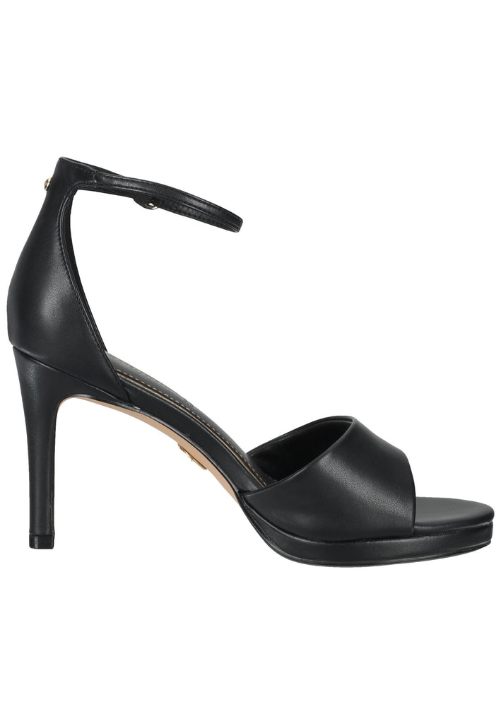 Buffalo Sandalen Lederimitat Schwarz