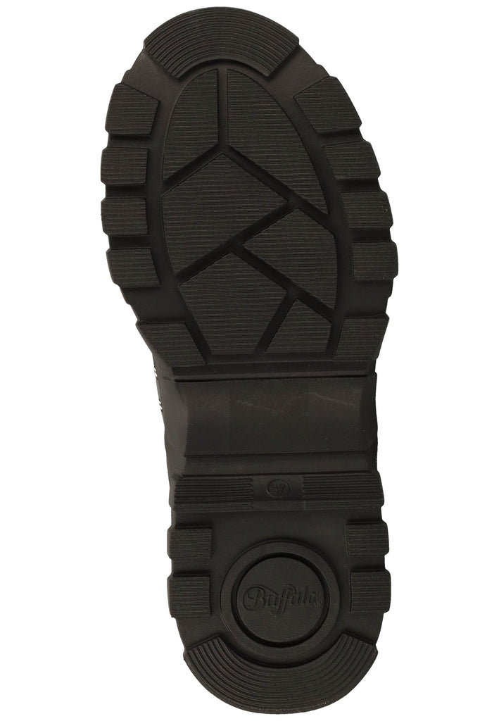 Buffalo Sandalen Lederimitat Schwarz