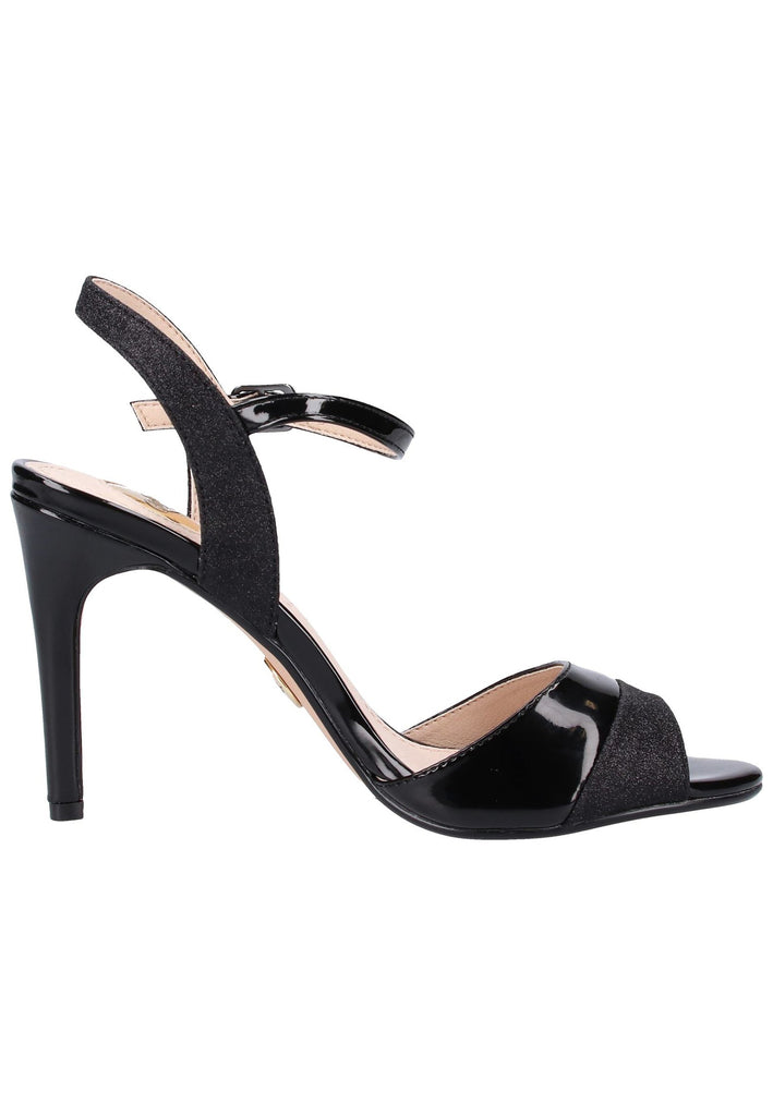 Buffalo Sandalen Lederimitat Schwarz