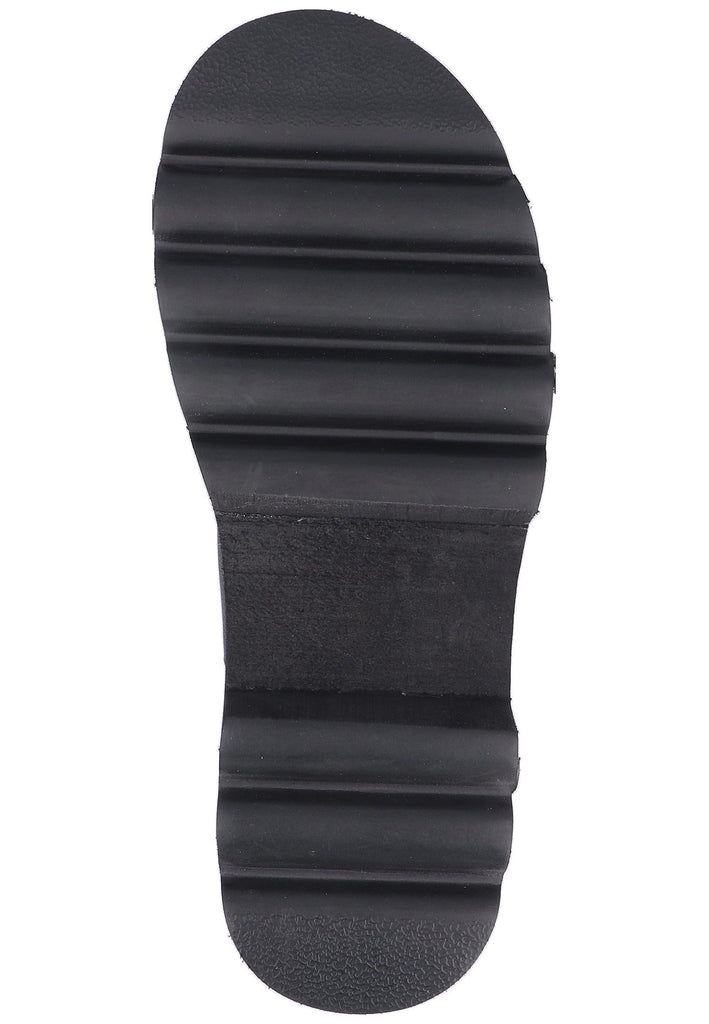 Buffalo Sandalen Lederimitat Schwarz