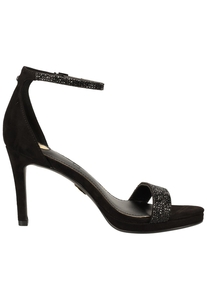 Buffalo Sandalen Lederimitat Schwarz