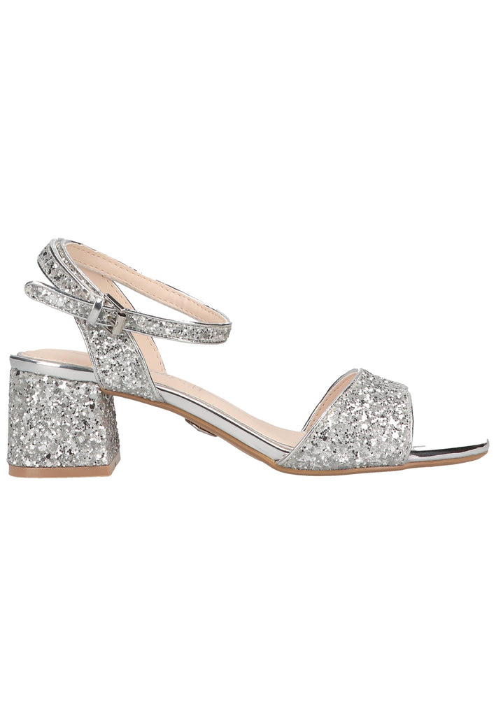 Buffalo Sandalen Lederimitat Silber