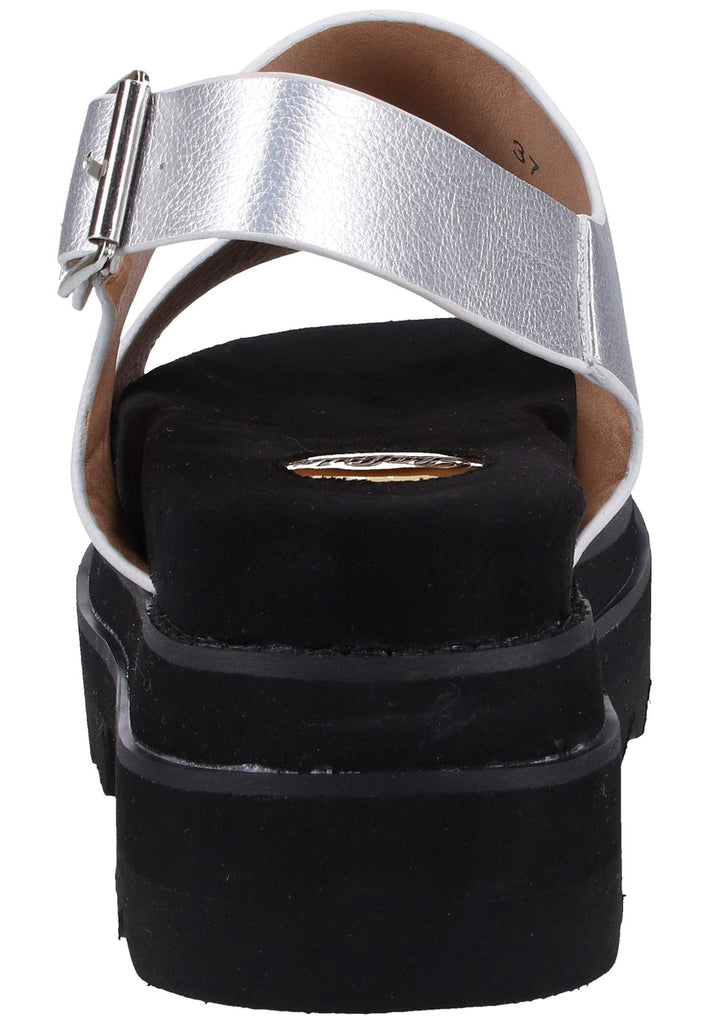 Buffalo Sandalen Lederimitat Silber