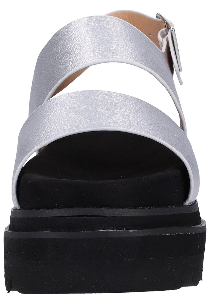 Buffalo Sandalen Lederimitat Silber