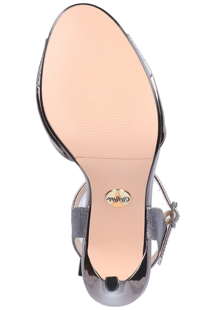 Buffalo Sandalen Lederimitat Silber