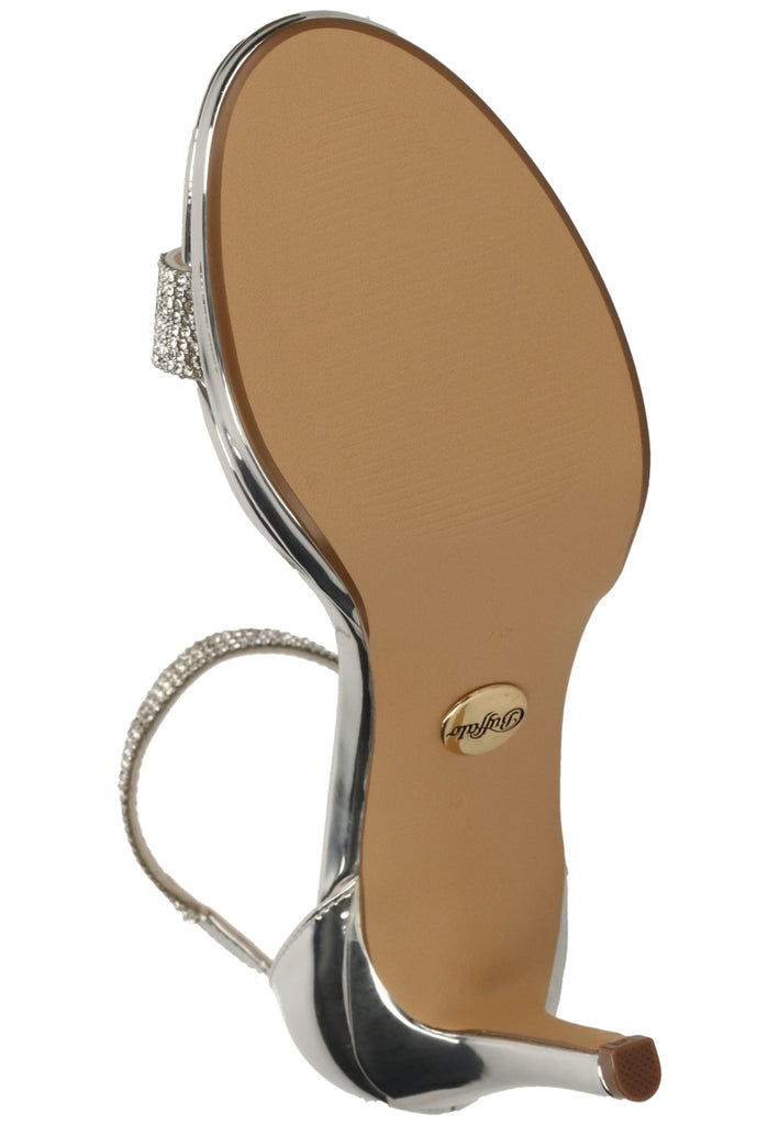 Buffalo Sandalen Lederimitat Silber