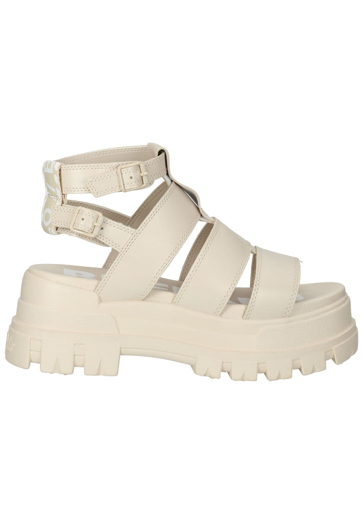 Buffalo Sandalen Lederimitat/Textil Cream