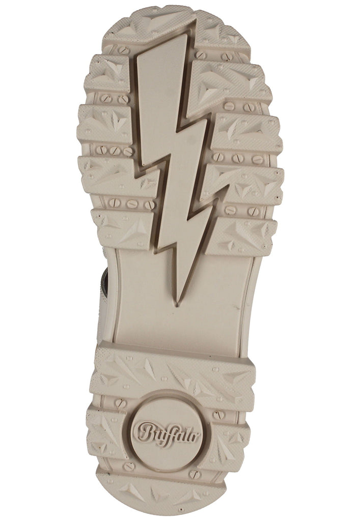Buffalo Sandalen Lederimitat/Textil Cream