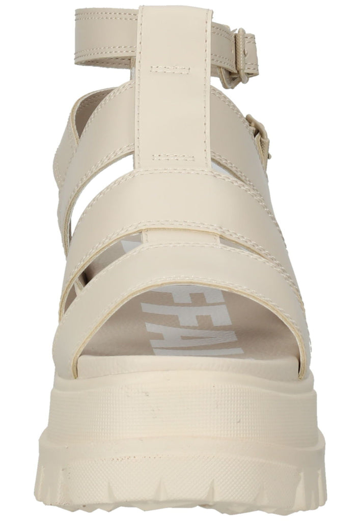Buffalo Sandalen Lederimitat/Textil Cream