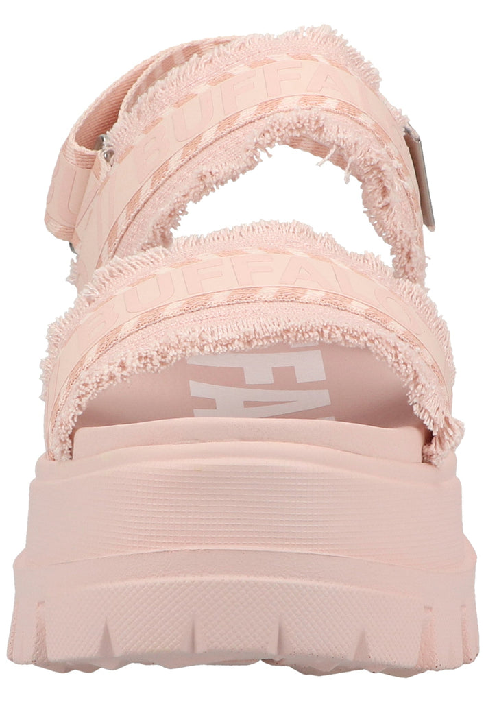 Buffalo Sandalen Lederimitat/Textil Rose