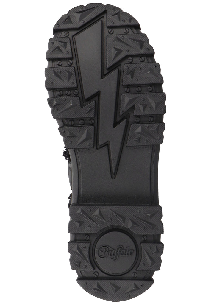 Buffalo Sandalen Lederimitat/Textil Schwarz