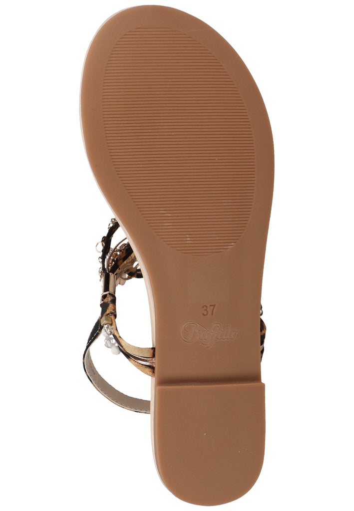 Buffalo Sandalen Lederimitat/Textil Tan