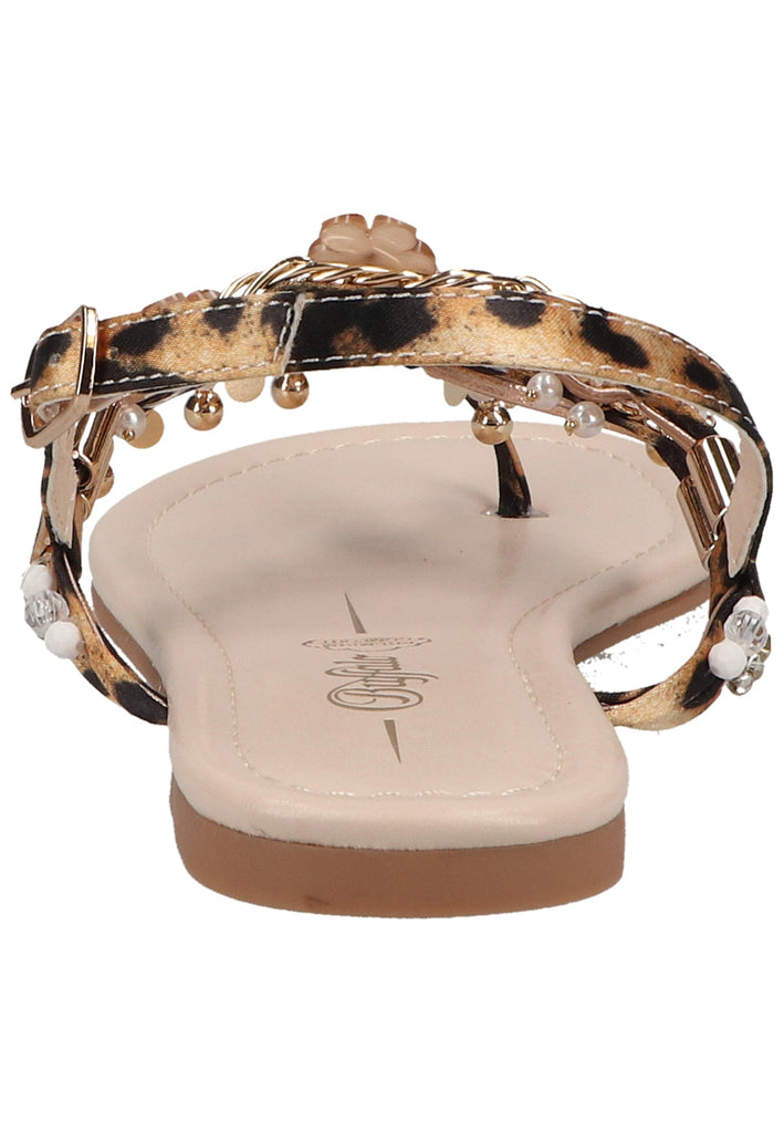 Buffalo Sandalen Lederimitat/Textil Tan