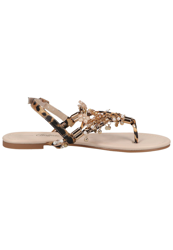 Buffalo Sandalen Lederimitat/Textil Tan