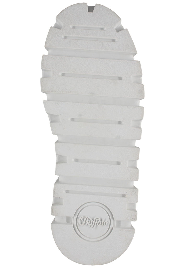 Buffalo Sandalen Lederimitat Weiß