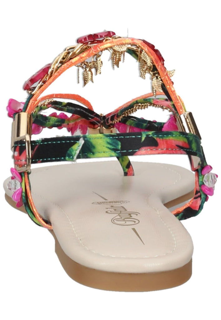 Buffalo Sandalen Textil Fuchsia