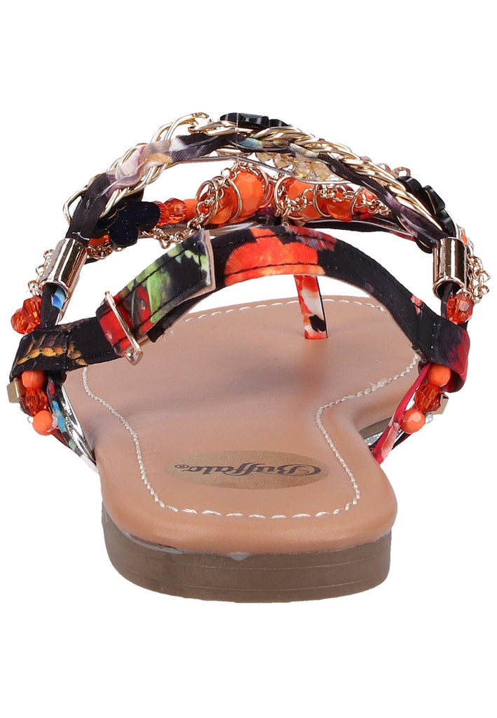 Buffalo Sandalen Textil Navy/Rot