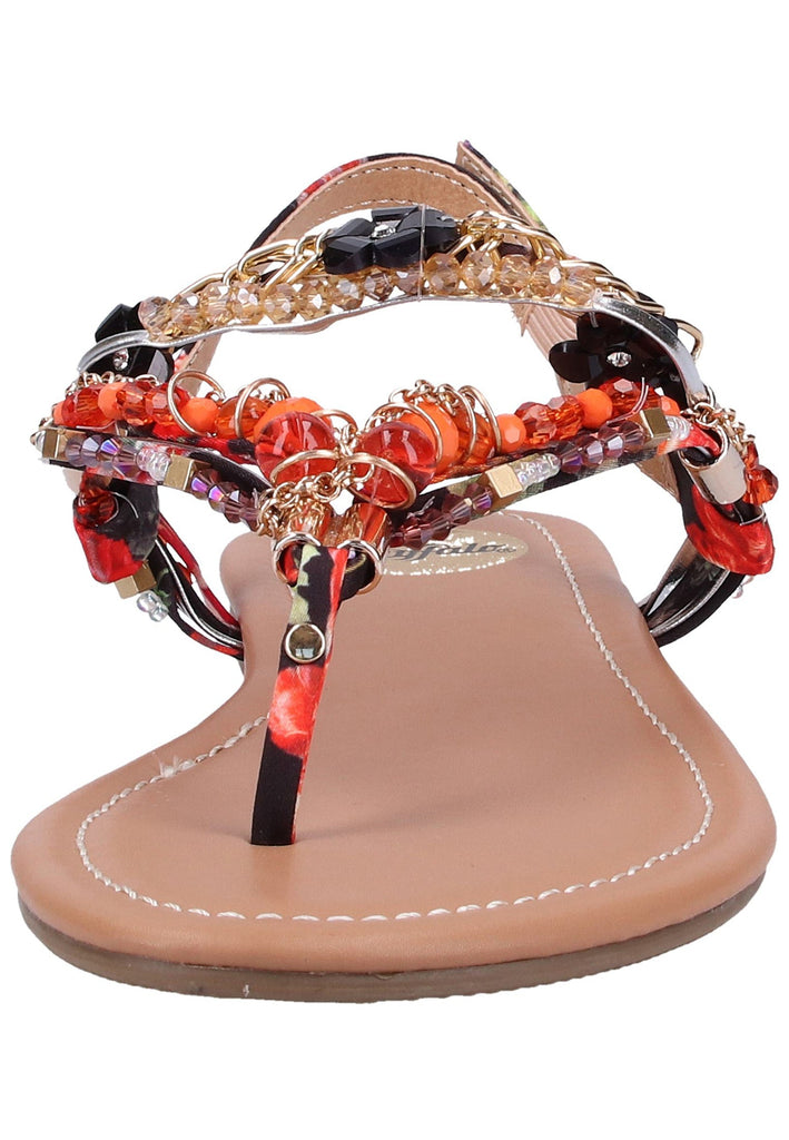 Buffalo Sandalen Textil Navy/Rot