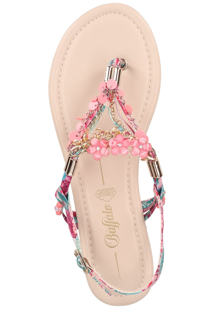 Buffalo Sandalen Textil Pink