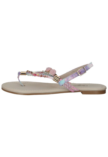 Buffalo Sandalen Textil Rose
