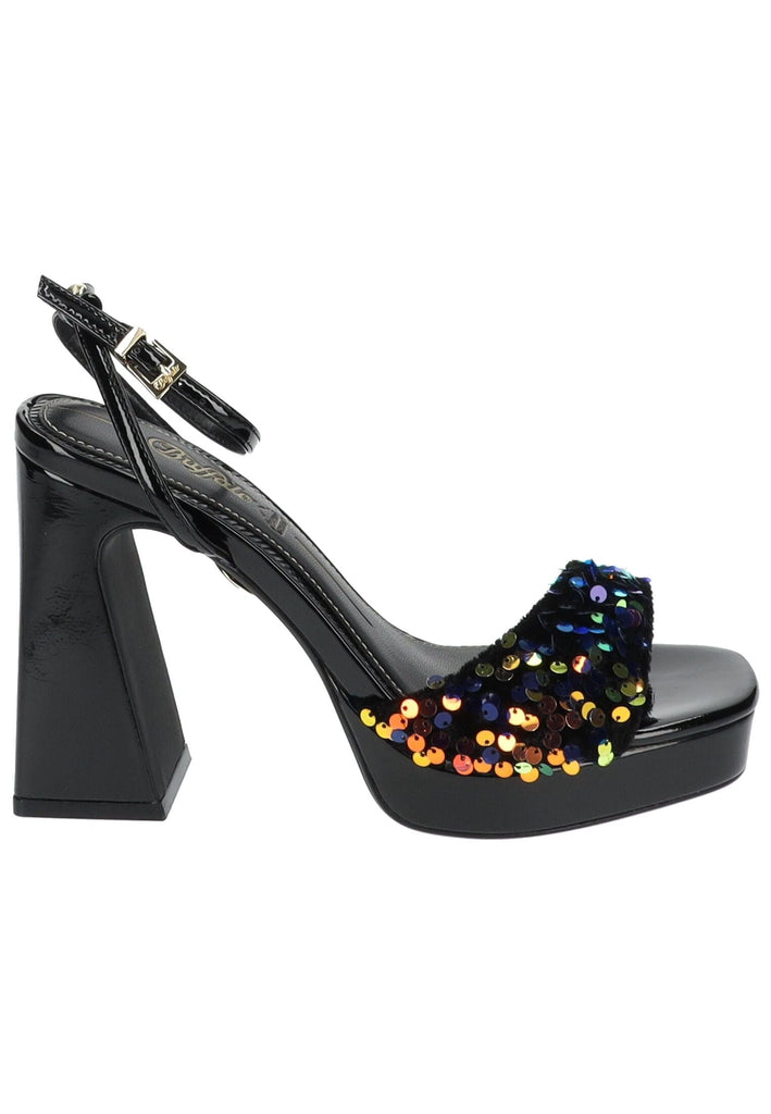 Buffalo Sandalen Textil Schwarz Multi