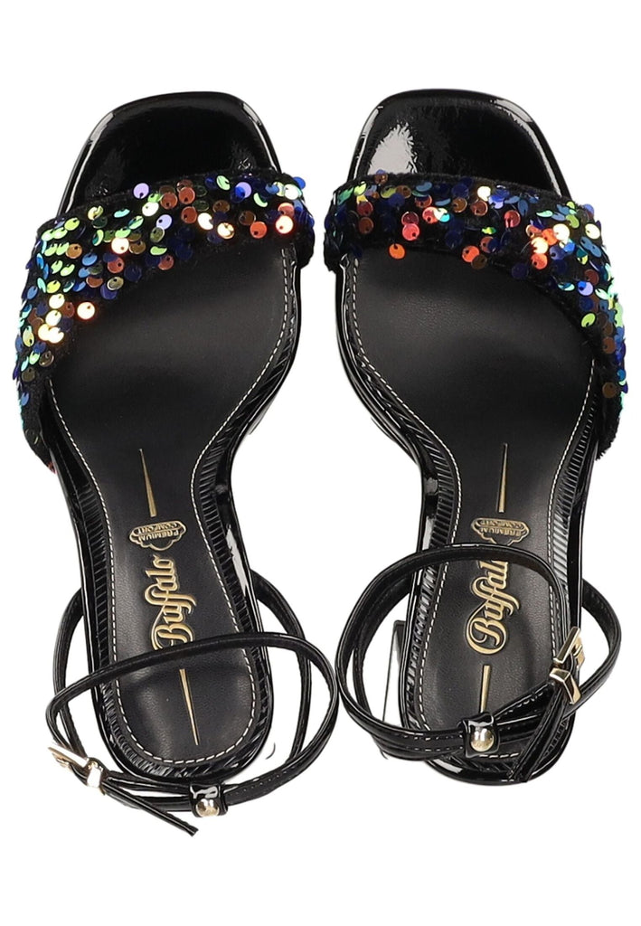 Buffalo Sandalen Textil Schwarz Multi