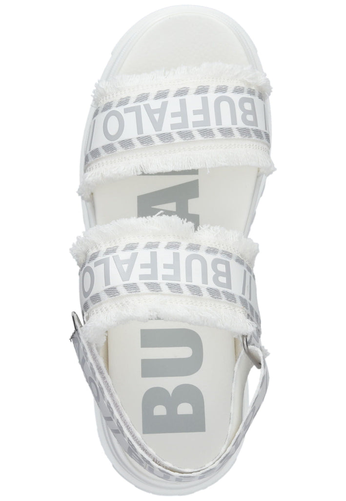Buffalo Sandalen Textil Weiß