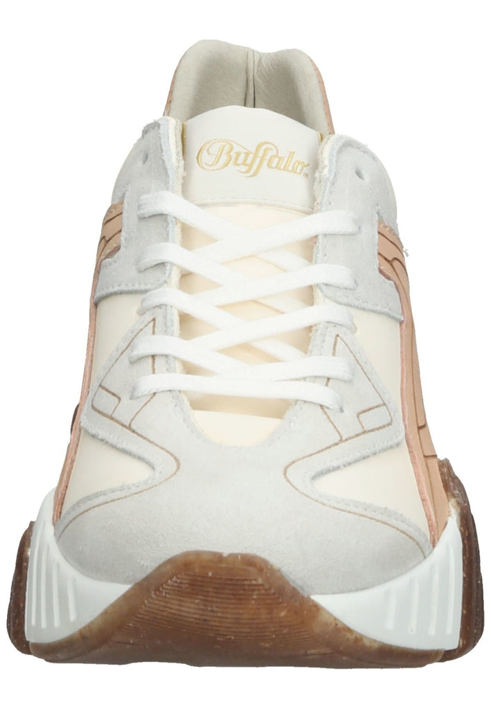 Sneaker Buffalo Sneaker Leder Weiß/Beige