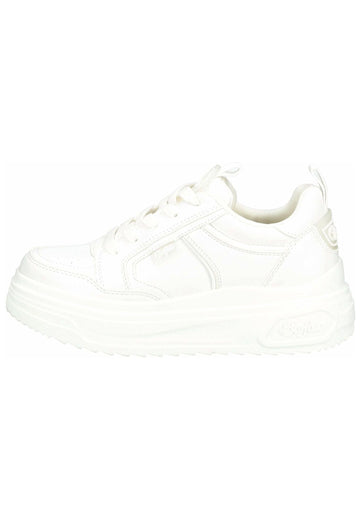 Sneaker Buffalo Sneaker Lederimitat/Textil Weiß