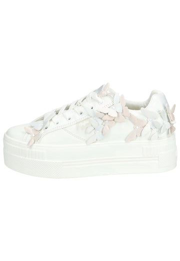 Sneaker Buffalo Sneaker Lederimitat Weiß Kombi