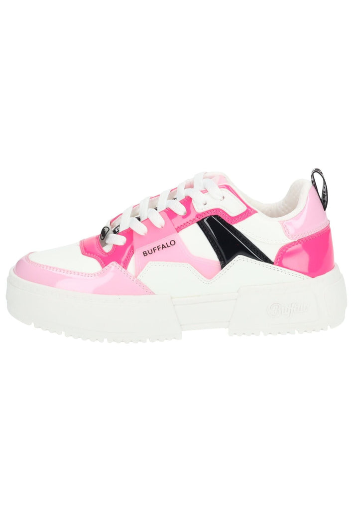 Sneaker Buffalo Sneaker Lederimitat Weiß/Pink